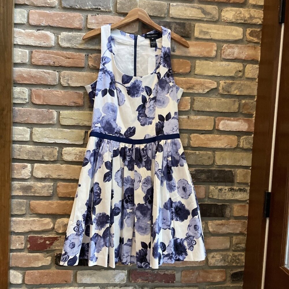 pink tartan Purple White Floral Party Dress Nwt 10 Wedding Mrsp $398